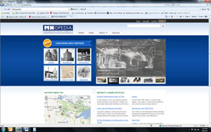 Screen shot of MNOPEDIA site