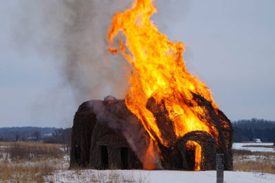 StickWorks burning January 6