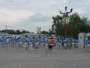 Chinese Olympic volunteers