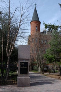 East end, facing SW