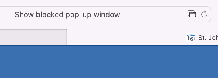 safari popup