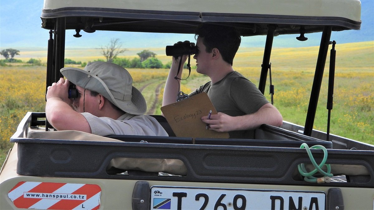 images/Center for Global Education/Embedded/22 Ngorongoro Crater Tanzania4Lion behavior data collection. Carter Potthoff and Alec Otte..jpg
