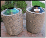 Outdoor Recycling Bins