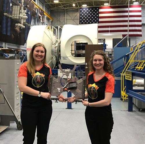 Kara and Emily at NASA