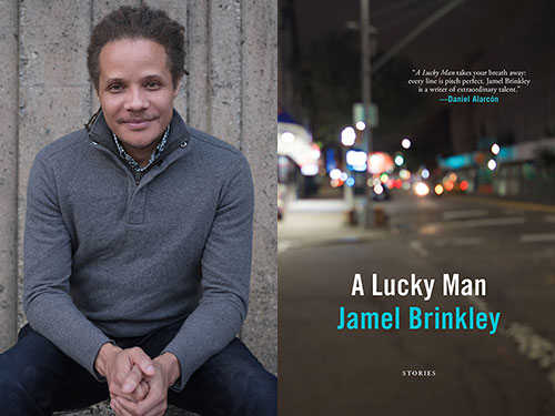 Jamel Brinkley and book cover
