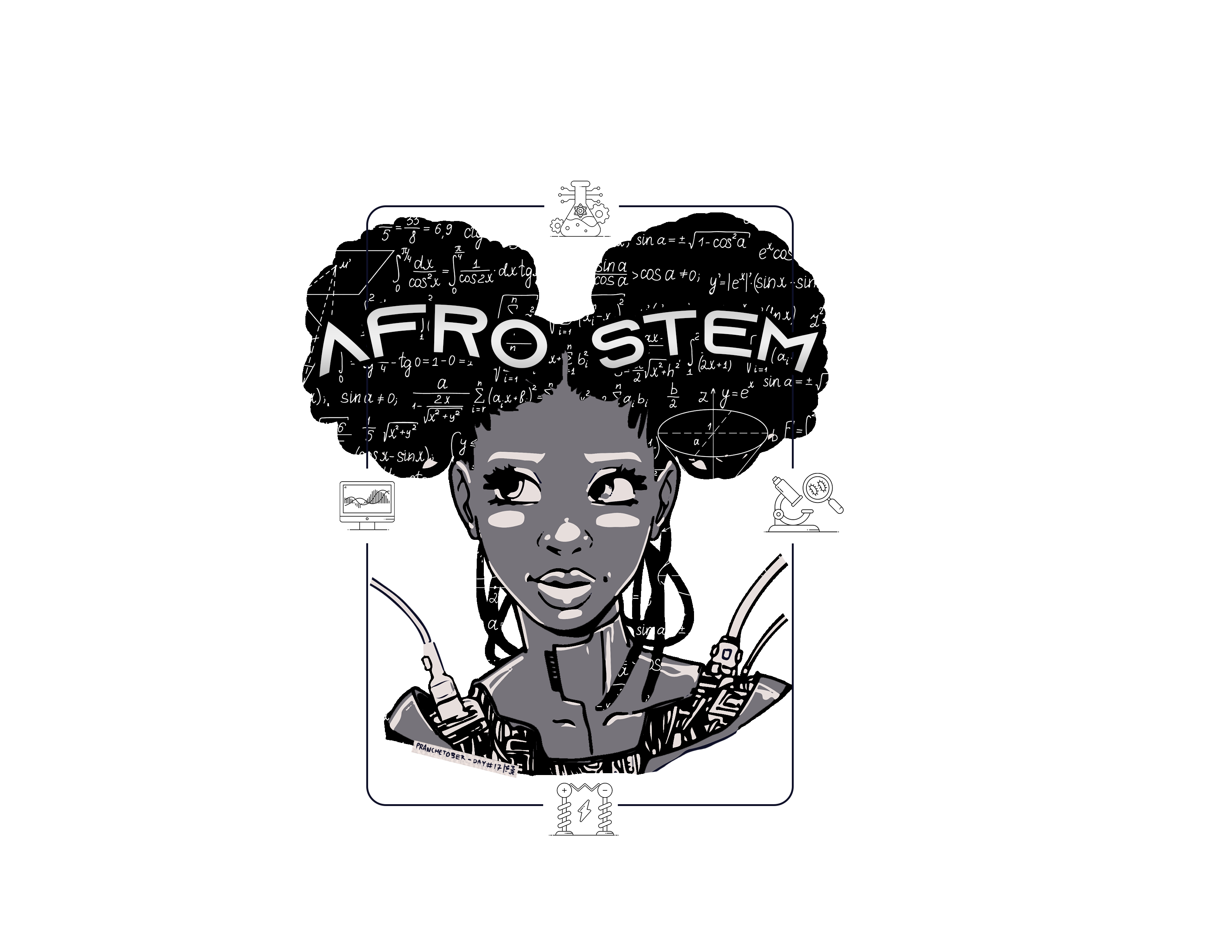 Afro STEM Logo