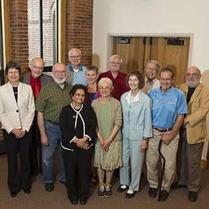 Photo of faculty members honored at the Academic Awards and Recognition Ceremony