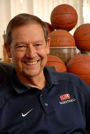 Photo of SJU Basketball Coach Jim Smith