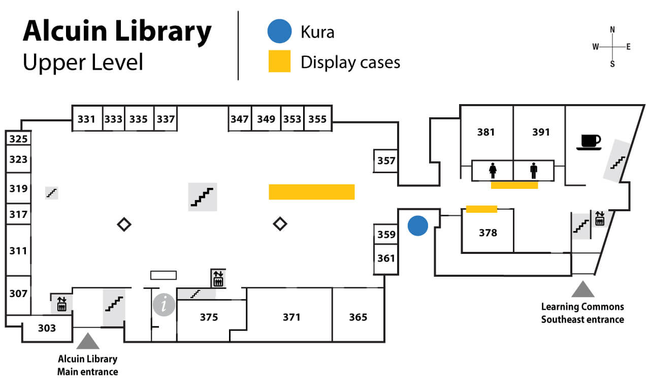 Map of Alcuin Library