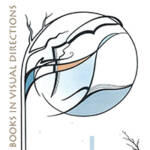 Abstract design with swirling lines resembling a tree and waves within a circle. A vertical text on the left reads "Books in Visual Directions." The color scheme includes black, blue, and orange elements on a white background.