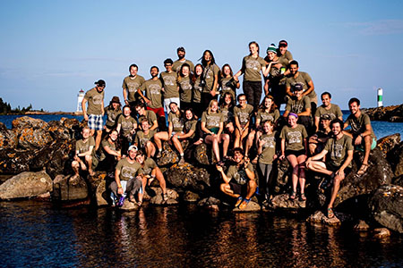 2018 Collegebound facilitators in Grand Marais, MN