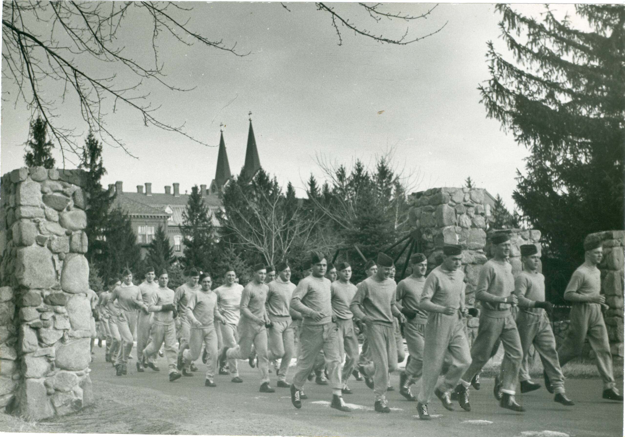 Army Air Force and Stone Arch Gate, 1940s