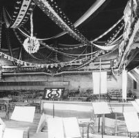 Guild Hall Old Gym decorated 1907