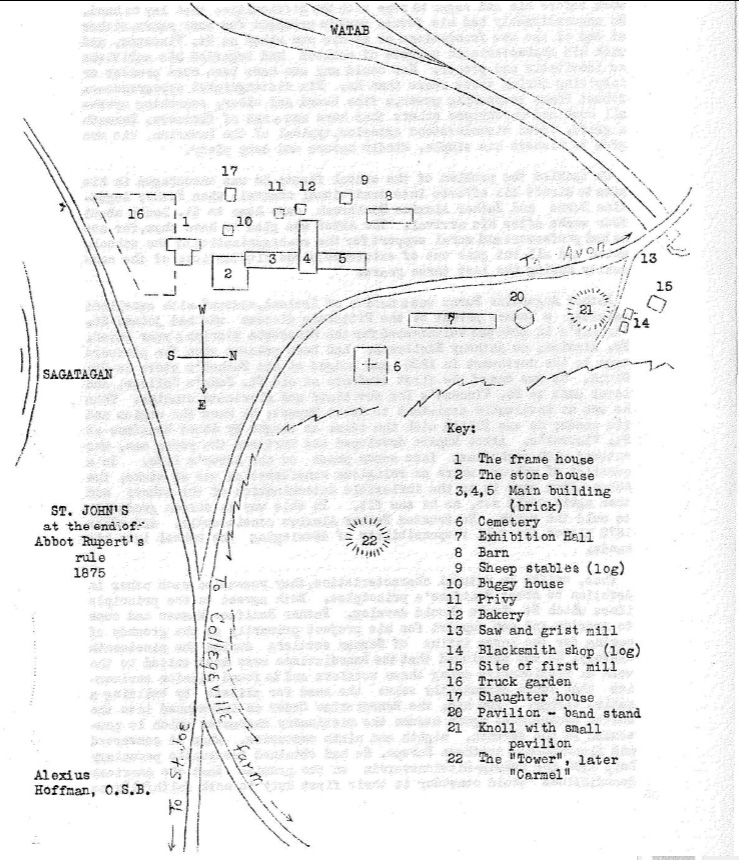 Exhibition Hall Map 1875