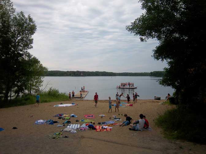 Beach on Lake Sagatagan