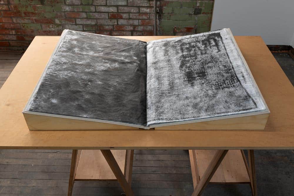 Corey Antis book sculpture