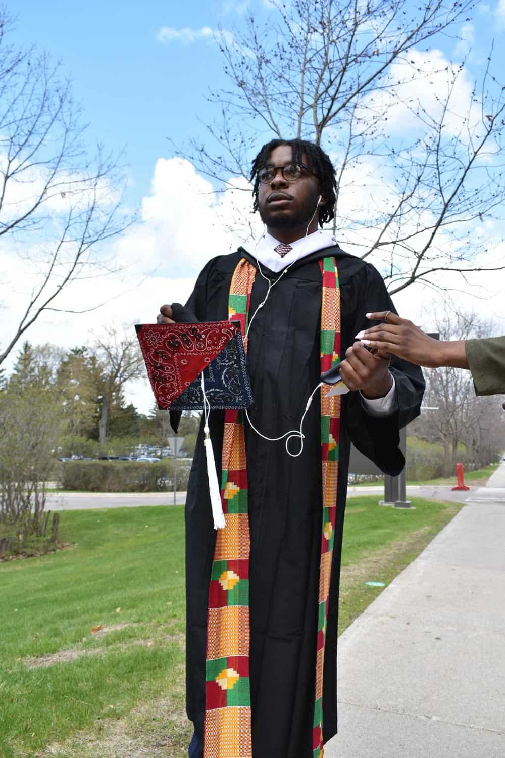 Keith Sweet at graduation in 2019