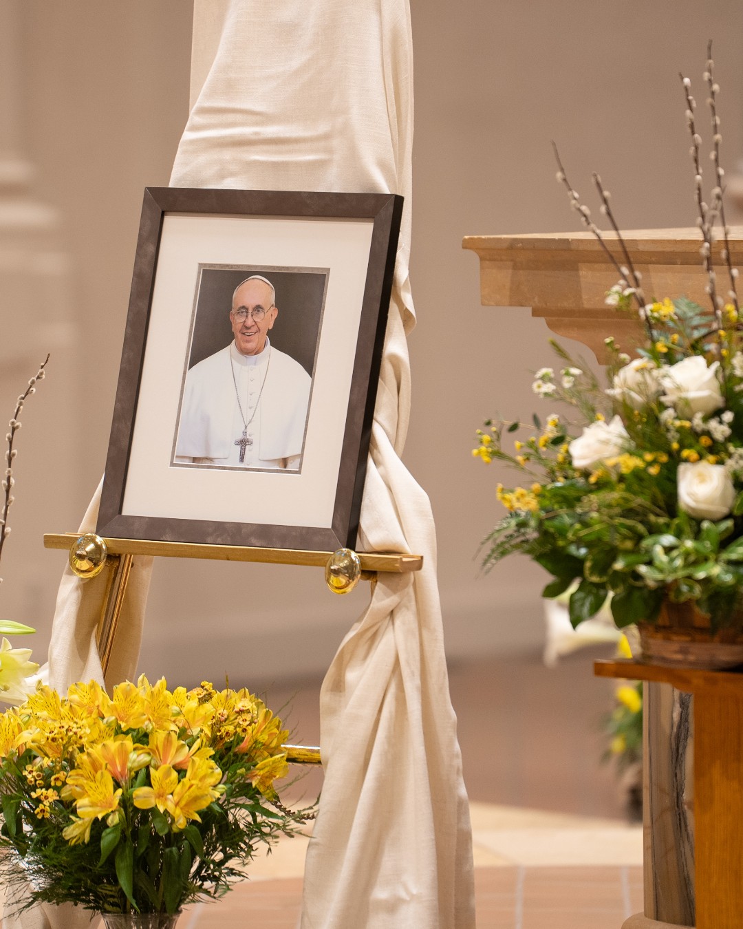 Saint Ben’s and Saint John’s remembers Pope Francis