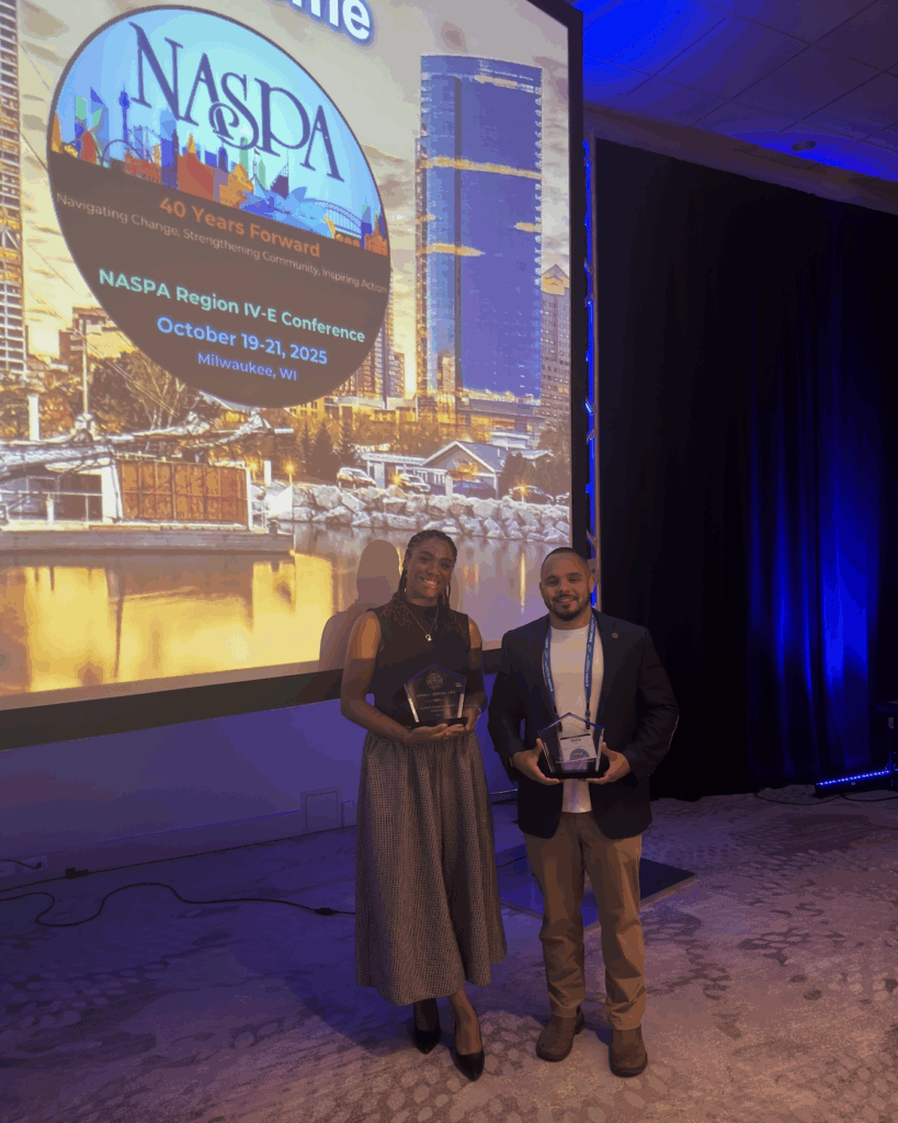 Stewart and Robinson honored by their peers for work in Multicultural Services