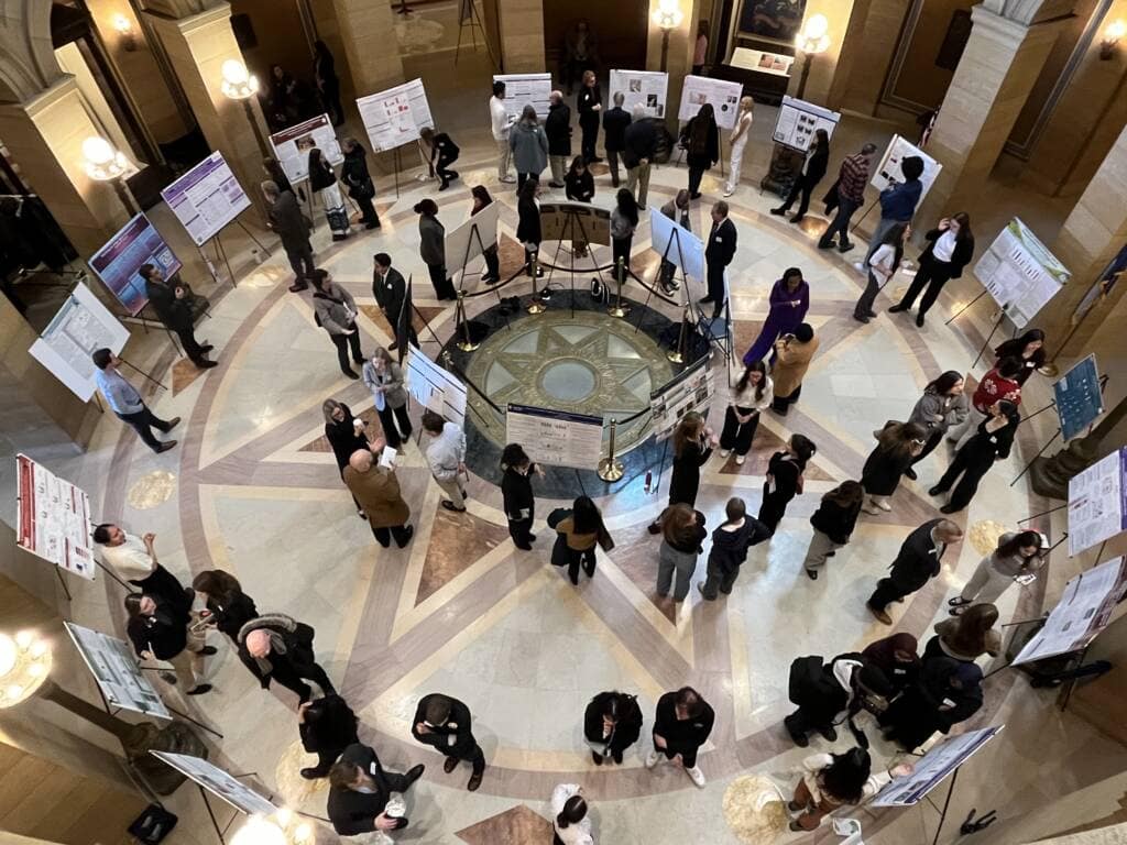 CSB and SJU students showcase research at Minnesota State Capitol