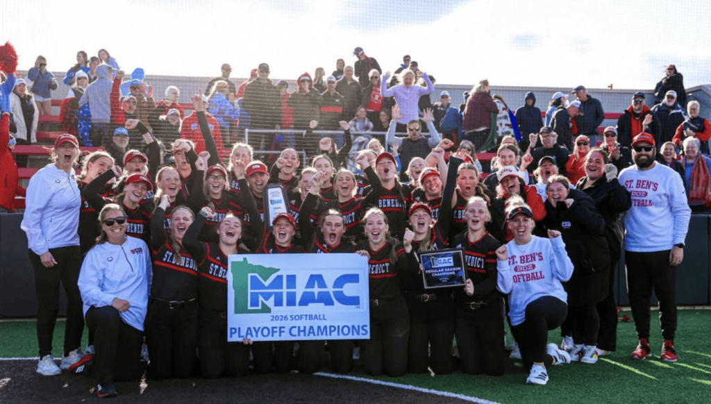 CSB softball heads to Iowa to begin NCAA Division III tournament play