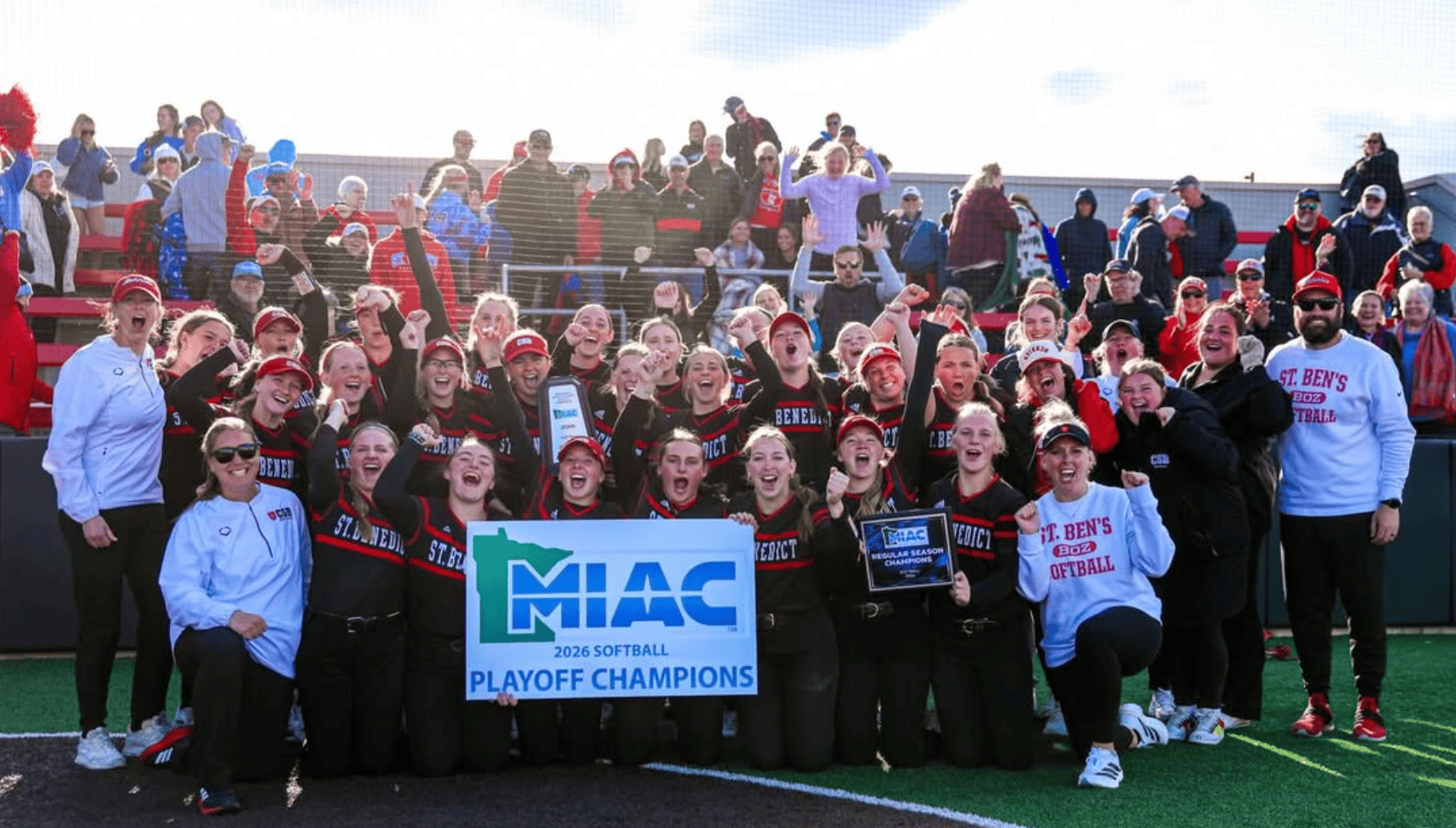 CSB softball heads to Iowa to begin NCAA Division III tournament play