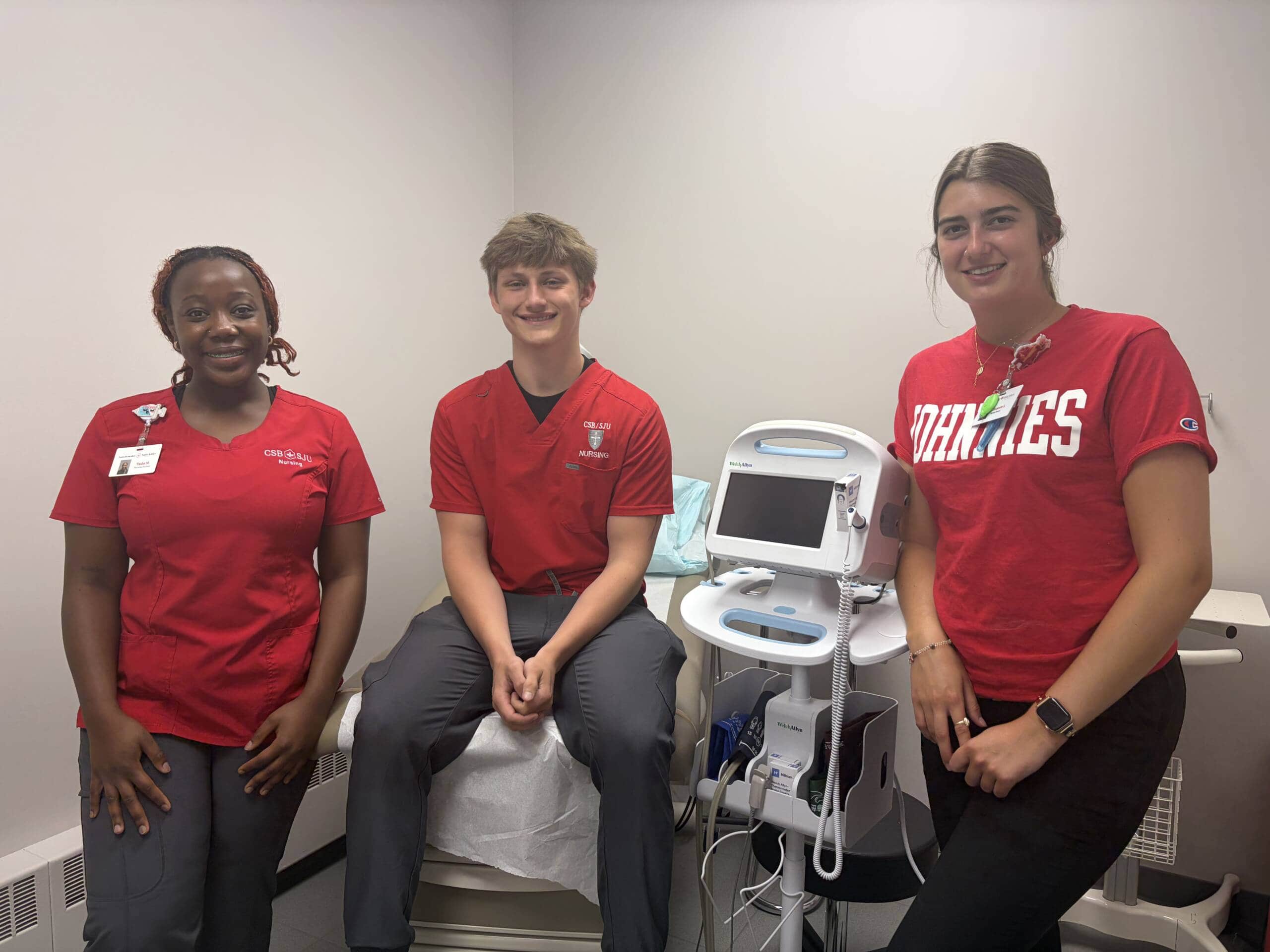 Nursing students gaining hands-on experience at St. Cloud community outpost