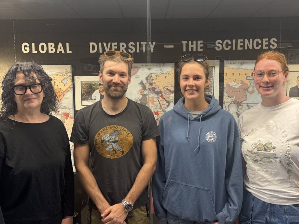 Biology, art students join forces to curate new art displays emphasizing inclusiveness in STEM